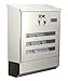 MPB918 AMOYLIMAI Modern Mail boxes Stainless Steel Windows Newspaper Holder Urban Mailboxes - REAL STAINLESS STEEL 0.6MM THICK
