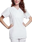 Adar Universal Daisy Border Top - 622 - White - S