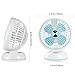 Cozime Portable USB Fan Mini Desktop Desk Table Electric Rechargeable Fan for laptop room office outdoor travel