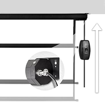 Duronic EPS70 /43 Pantalla de Proyección 70” Pulgadas (142 cm X ...