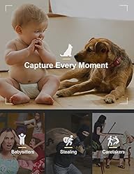 4K Hidden Camera Live Feed WiFi, KINGDANS Night