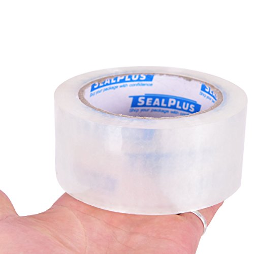 Tangkula Clear Packing Tape Rolls 2" x 110 Yards (330') Heavy Duty Shipping Packaging Tape Office Home Use Moving Adhesive Carton Box Sealing Tape