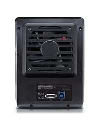 Mediasonic ProBox HF2 SU3S2 gabinete de HDD SATA con 4 compartimientos de 3.5 pulgadas, puerto USB 3.0 y compatibilidad con eSATA, HDD SATA 3 de 6.0 Gbps de velocidad de transferencia