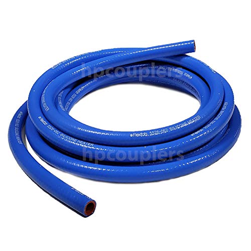 High Performance Silicone Heater Hose 5/8" ID x 5 Feet Blue (.625
