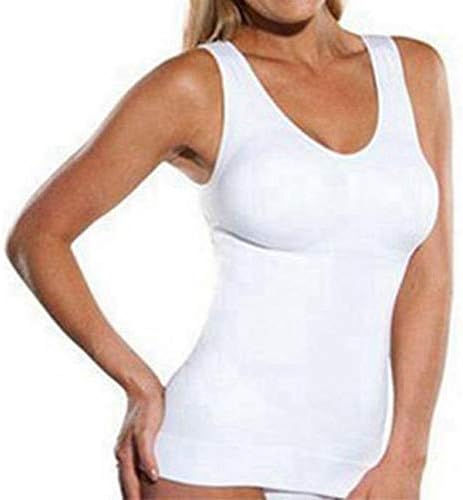 TBRICKON Bra Tank Top Women Body Shaper Removable Underwear Slimming Vest Corset Shapewear