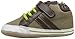 Robeez Logan High Top Hard Sole Mini Shoe (Infant), Natural, 6-9 Months M US