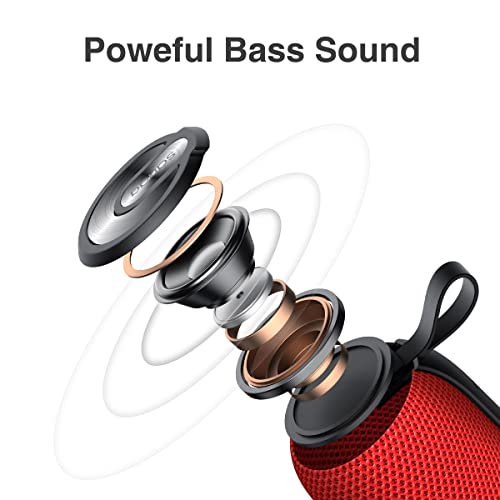SANAG Portable Bluetooth Speaker, 360 HD Surround Loud Sound and Deep Bass, 25W Wireless Stereo Dual Pairing, IPX7 Waterproof, Bluetooth 5.0, Outdoor, Camping, 24-Hour Playtime Speaker