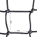 Towever 3'x4' Bungee Cargo Net Long Stretches to 6'x8' 8cm x 8cm Mesh Net Small Large Cargo Loads Tighter for Rooftop Cargo Carrier