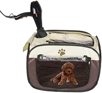 Pet Hair Dryer Hands-free Dryer Clean Grooming House Bag after Bath for Small Cat Dog Rabbit Small Pet