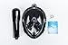 THEHOPE easy breathe full face snorkel mask set