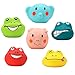 HDSX Squeaky Latex Dog Toys Funny Rubber Puppy Toys Soft Squeak Toys for Small Dog (6PCS/Set)