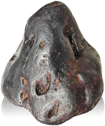 Starborn Auténtica Piedra Tektita Billitonita (Batu Satam) 7-10g – Rara Gema De Coleccionista Con Soporte De Exhibición