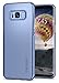 Spigen Thin Fit Galaxy S8 Case with Premium Matte Finish Coating and QNMP Compatible for Samsung Galaxy S8 (2017) - Coral Blue