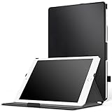 MoKo Case Fit iPad Pro 9.7 - Genuine Leather Slim-Fit Multi-Angle Folio Cover Case with Auto Wake/Sleep Fit Apple iPad Pro 9.7 Inch 2016 Release Tablet (Not fit New iPad 9.7
