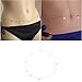 Pixnor Women's Sexy Bikini Beach Body Belly Chain Paillettes Waist Chain