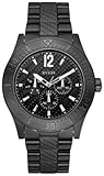 Guess Men's U16524G1 Black Stainless-Steel Quartz Watch with Black Dial