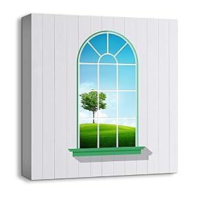 Arch Theme Painting Artwork for Home Framed