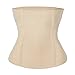 Miss-Loly Womens Postpartum Waist Cincher Trainer Belt Body Suit Shaper Belly Compression Girdle Band, Beige, 3XL
