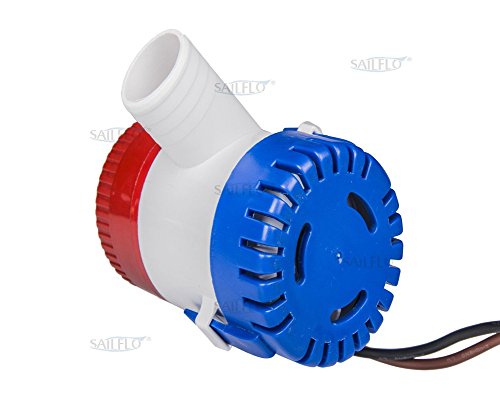 12V Boat Marine Plumbing DC Bilge Water Pump Submersible for Yacht RV SPA Pool (500GPH) - Thumbnail 3