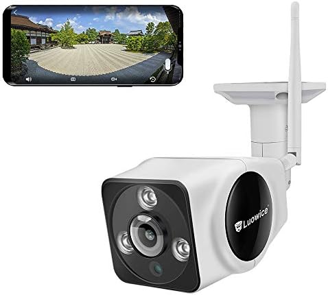 Luowice 防犯カメラ 180 魚眼広角レンズ 300万超高画素 有線接続wi Fi接続ネットワークカメラ Microsdカードに連続録画 タイム録画 動体検知による録画 Ios Android Windows Pc遠隔監視カメラ 赤外線暗視撮影 昼間 夜間モードに自動切替 Ip66防水設計 屋外屋内設置対応