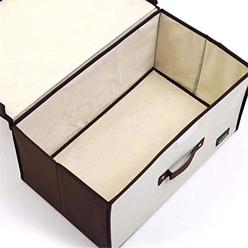 Pullic Oxford Cloth Storage Boxes Clothing and Blankets Underwear Socks and Coffee-Colored 3-30 23 30CM (Size : 3-302330cm) - Thumbnail 3