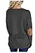 Pink Queen Women's Long Sleeve Mama Bear Printed Pachwork T-Shirts Black L