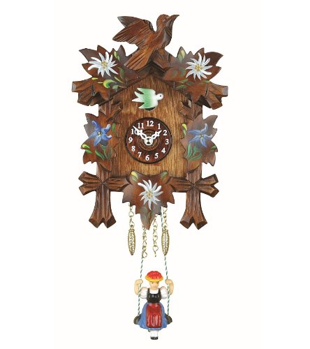 Trenkle Kuckulino Black Forest Clock with quartz movement and cuckoo chime TU 2010 SQ