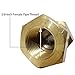 Ultimate Washer UW16-PA54A3 Gun-Hose Swivel Joint, Kink Free Hose Fitting, Anti-Twist Hose Brass Fitting for Pressure Power Washer Hoses