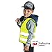 Salzmann Children's High Visibility Vest - Reflective Safety Vest with Zipper - Made with 3M Reflective Material