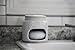 White Mason Jars Ceramic Sponge Holder for Kitchen Sink Organizer - Mason Jar Decor Farmhouse - Sink Caddy Sponge Holder with Non Scratch Scrubber - Home & Kitchen Decor for Soap Dish Scrubber Holder