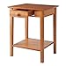 Winsome Studio Home Office, End Table, Honey