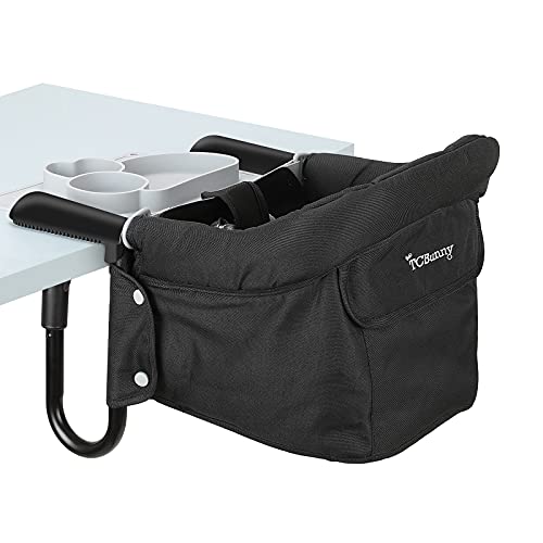 Hook On Chair, FoldFlat Storage and Tight Fixing Clip on Table High