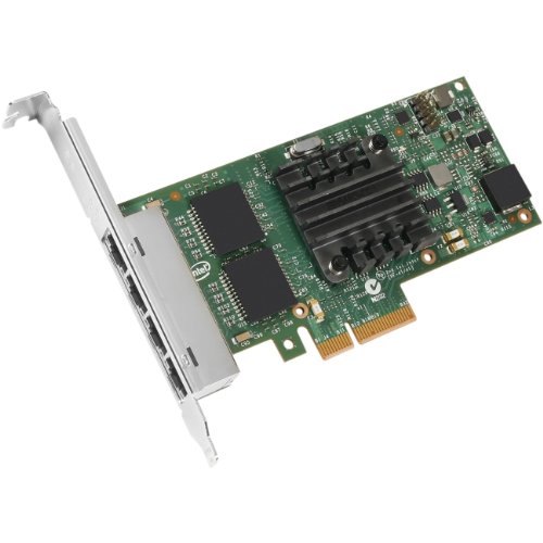 INTEL I350T4BLK I350T4BLK INTEL I350-T4 QUAD PORT ADAPTER PCIe Gigabit Intel I350T4BLK Quad Port Network Network Card | Computer