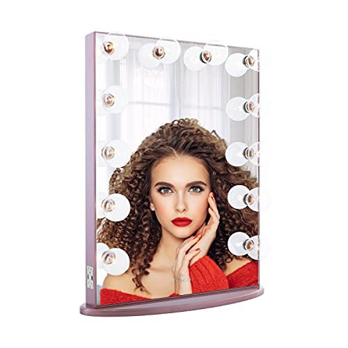 Impressions Hollywood Glow XL Vanity Mirror with 12 Clear LED Bulbs