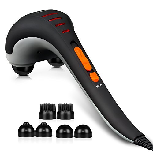Top back massager double head