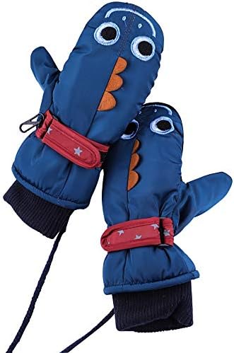 Funkeet Baby Waterproof Shark Mittens Kids Toddlers Winter Warm Ski Snowboard Gloves for Boys Girls