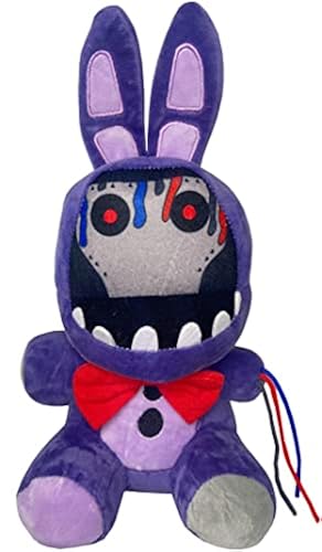 Plush Toy Withered Purple Bunny Fan Made Plush Teddy Bear Bonnie
