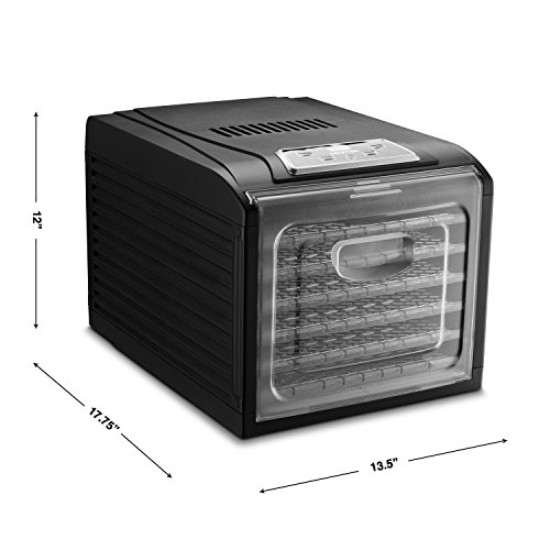 Gourmia GFD1650 Premium Electric Food Dehydrator Machine Digital