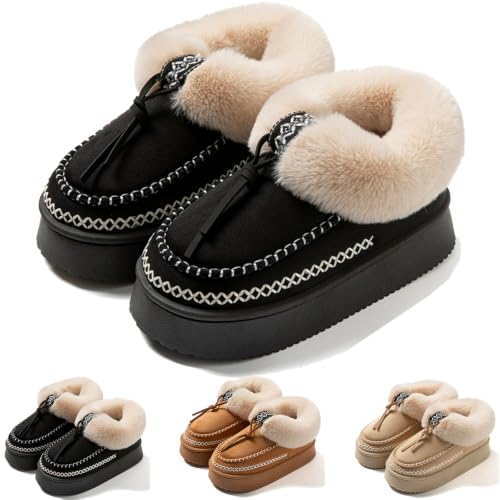 xhuoqdk Platform Cloud Slipper Boots