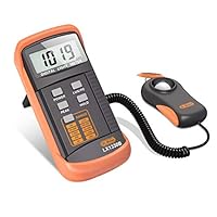 Dr.Meter LX1330B Digital Illuminance/Light Meter, 0 - 200,000 Lux Luxmeter