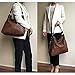 Hobo Bags for Women,DDDH Ladies Handbags Purses Crossbody Shoulder Bucket Bag Faux Leather Brown