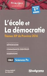 L' école et la démocratie
