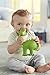 NUK Soothasaurus Rubber Dinosaur Sensory Development Toy, Green