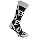 Playboy Mens Monochrome Pattern Cotton Rich Casual Socks (1 Pair)