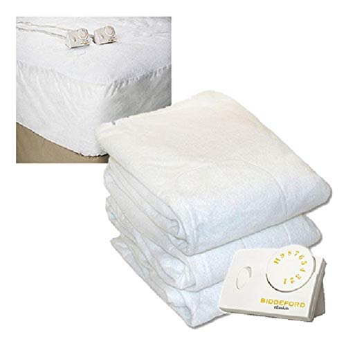 Pure Warmth5903-9081RM-100 King Size Electric Heated Mattress Pad Natural
