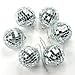VANVENE 18 pcs 1.8 Inch Disco Ball Mirror Party Christmas Xmas Tree Ornament Decoration with Fastening Strap