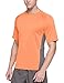 baleaf Men's Short Sleeve Sun Protection Rashguard Swim Shirt UPF 50+ Fluorescent Orange XL