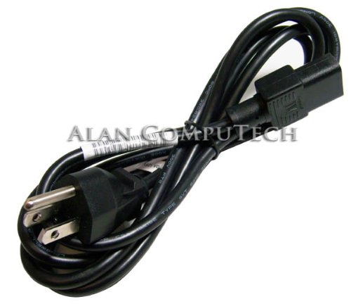 HP 121565-001 Power Cord - AC LN, DOM, SVT, UNSHLD, Black