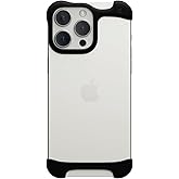 Arc Pulse Designed for iPhone 15 Pro Max Phone Case (2023), Minimalist Protective Shock Absorption Aerospace Grade Aluminum Shells + Elastomer Inlays Easy Fit 6.7 inch (Aluminum Matte Black)