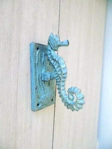 Cast Iron Nautical Seahorse Door Knocker